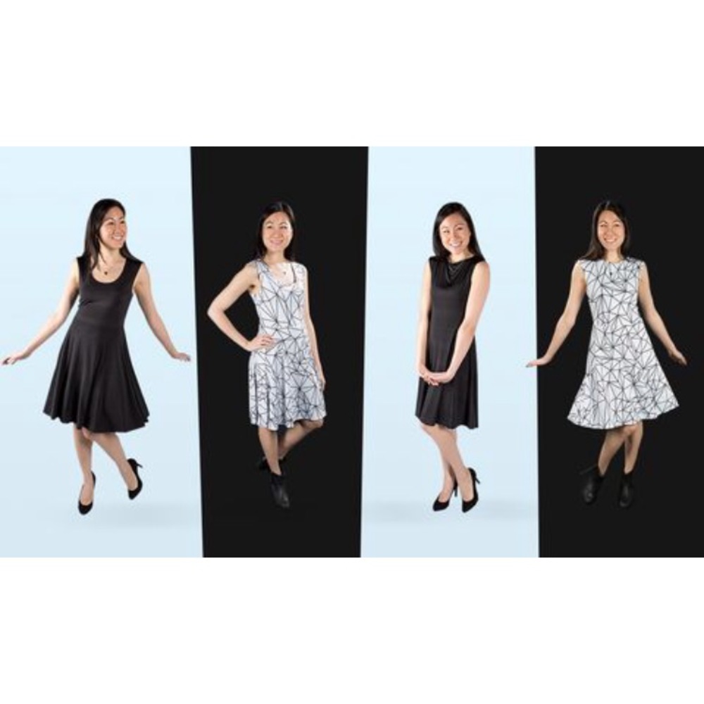 Betabrand Reversible dress, size m.  NWOT